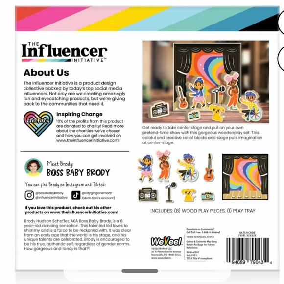 The Influencer Initiative Boss Baby Brody Wooden Play Set - Picture 3 of 9